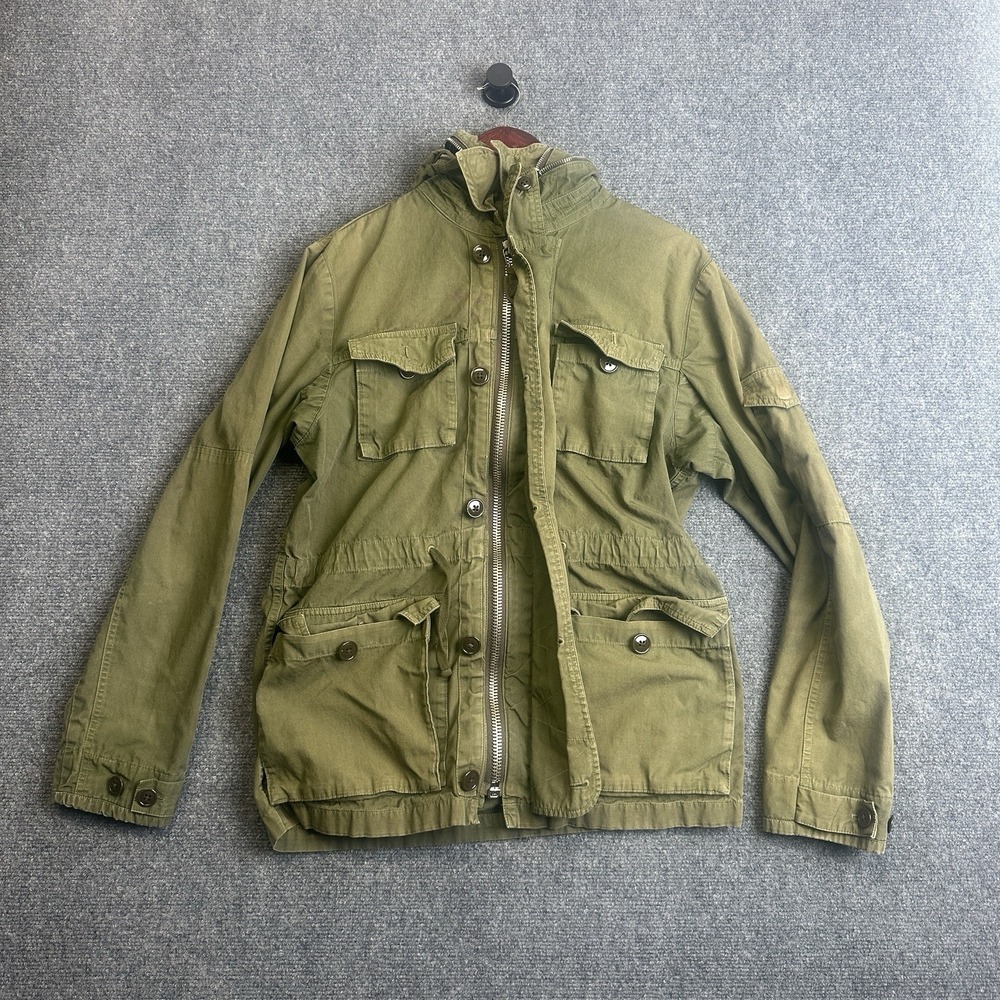 J Crew Nx-631 M65 Military Mechanic Field Jacket Mens Small Green Utility Army